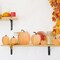 7 Pcs Assorted Size Fall Pumpkins Table Display (Light Orange)